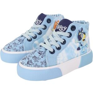 Bluey & Bingo Kids blue high top sneaker